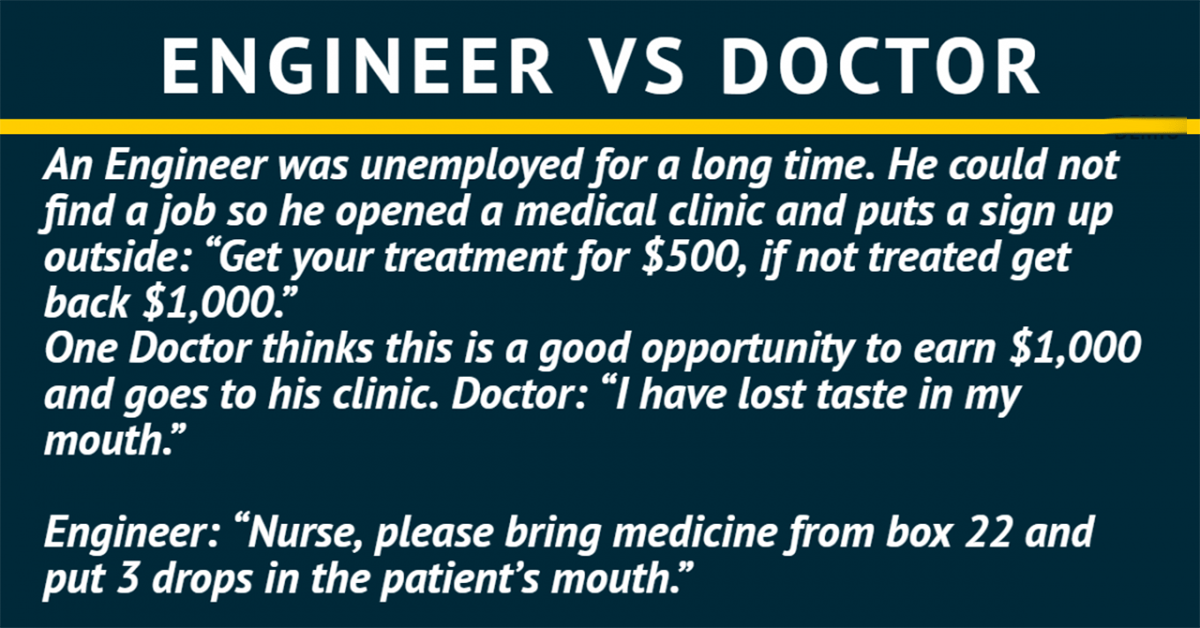 Engineer Vs Doctor Who Is More Brilliant