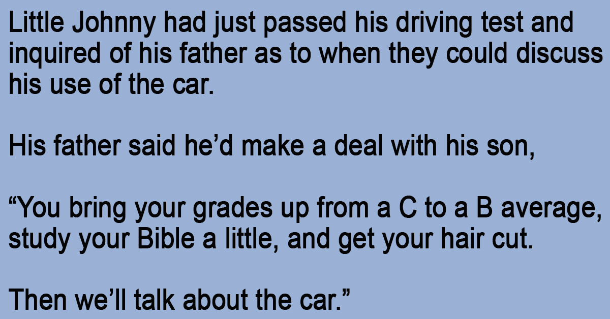 Johnny Passed His Driving Test Johnny Passed His Driving Test