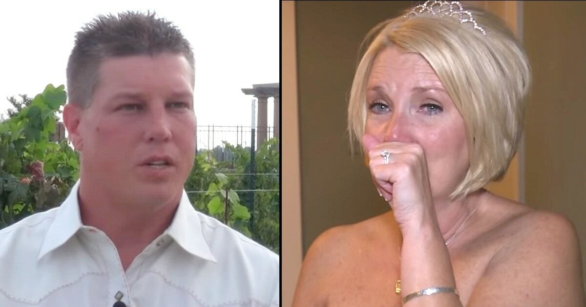 Husband in wheelchair goes behind bride's back on wedding day, gives her huge surprise