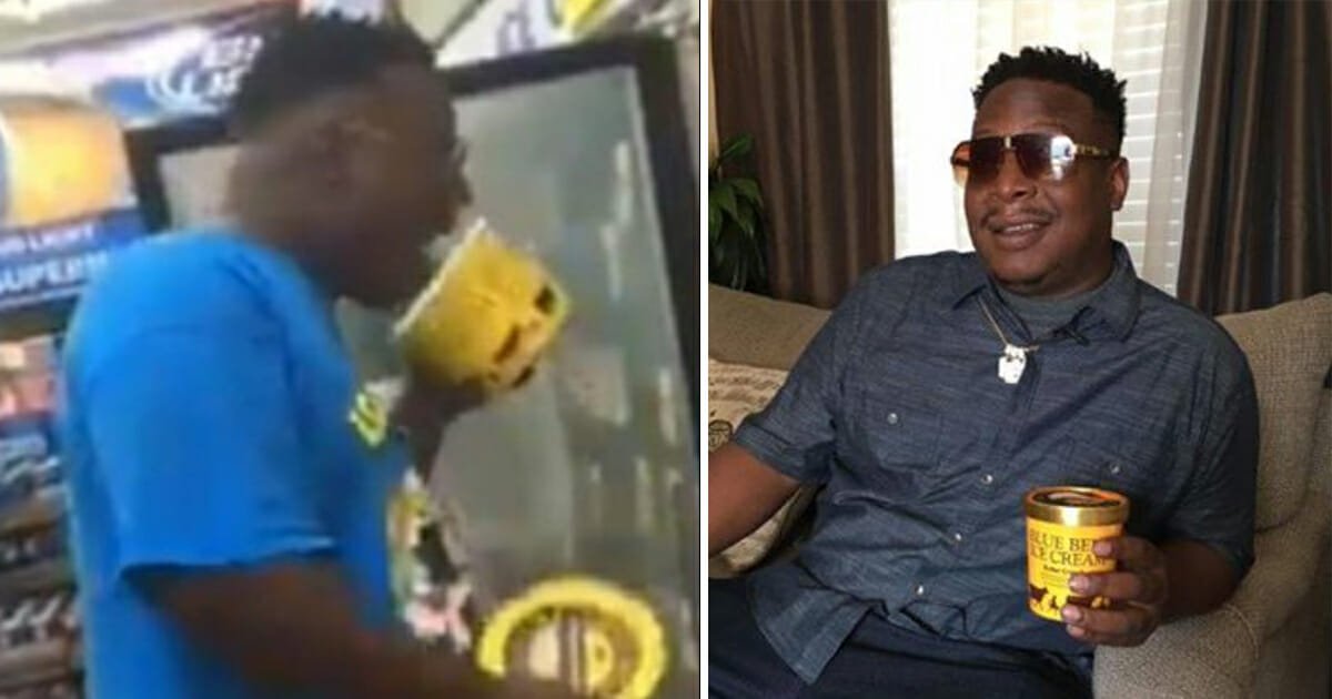 Update: Man who licked ice cream and put it back on store shelf in viral video has spoken out