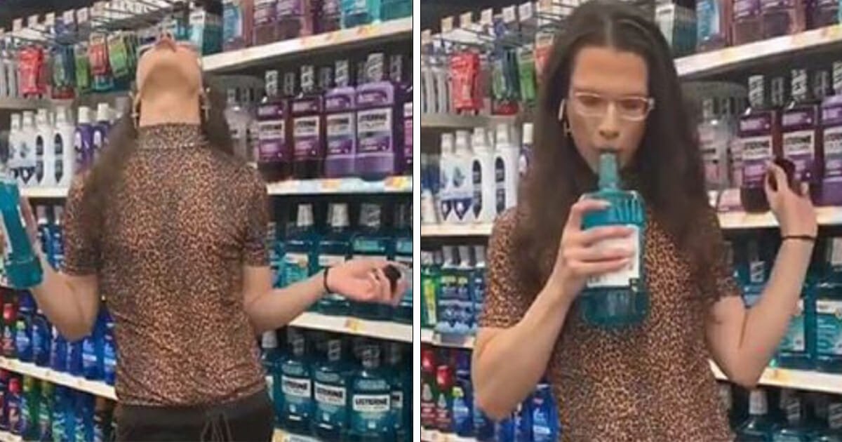 Walmart shopper gargles mouthwash, spits it back into bottle and puts it back on shelf