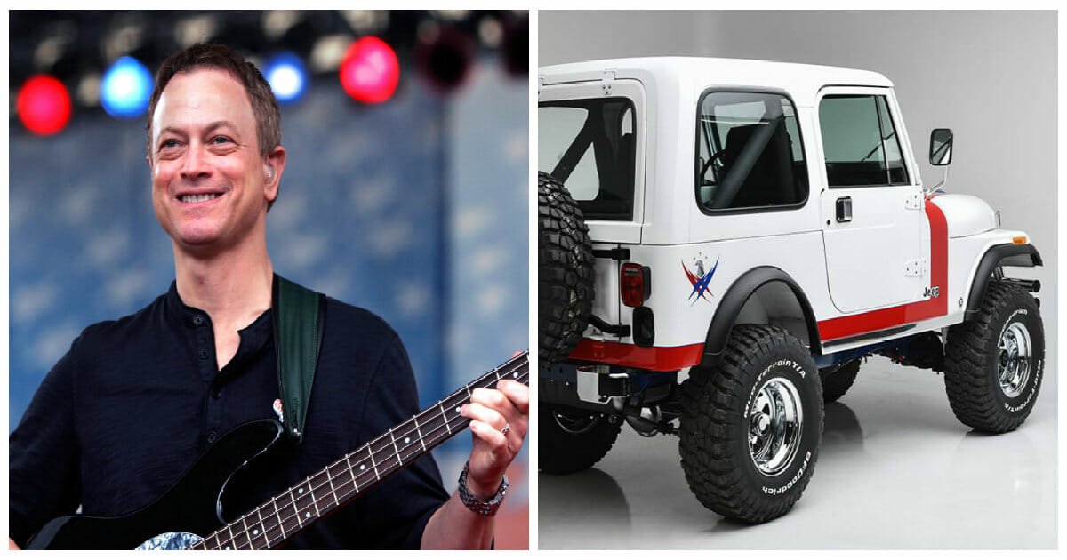 Gary Sinise raises $1.3 million for his veterans foundation by auctioning custom Jeep—let's thank him