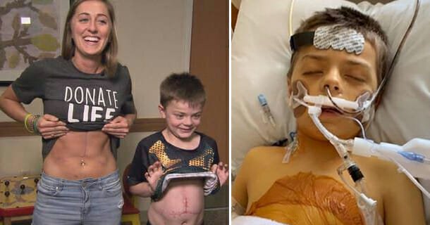 8-year-old boy desperately needs transplant, hugs nurse who gave him part of her liver to save his life