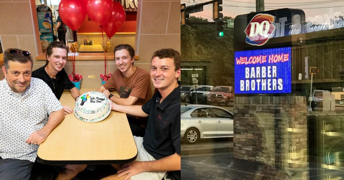 Father's photos of weekly trips for ice cream with sons prompt sweet response from Dairy Queen
