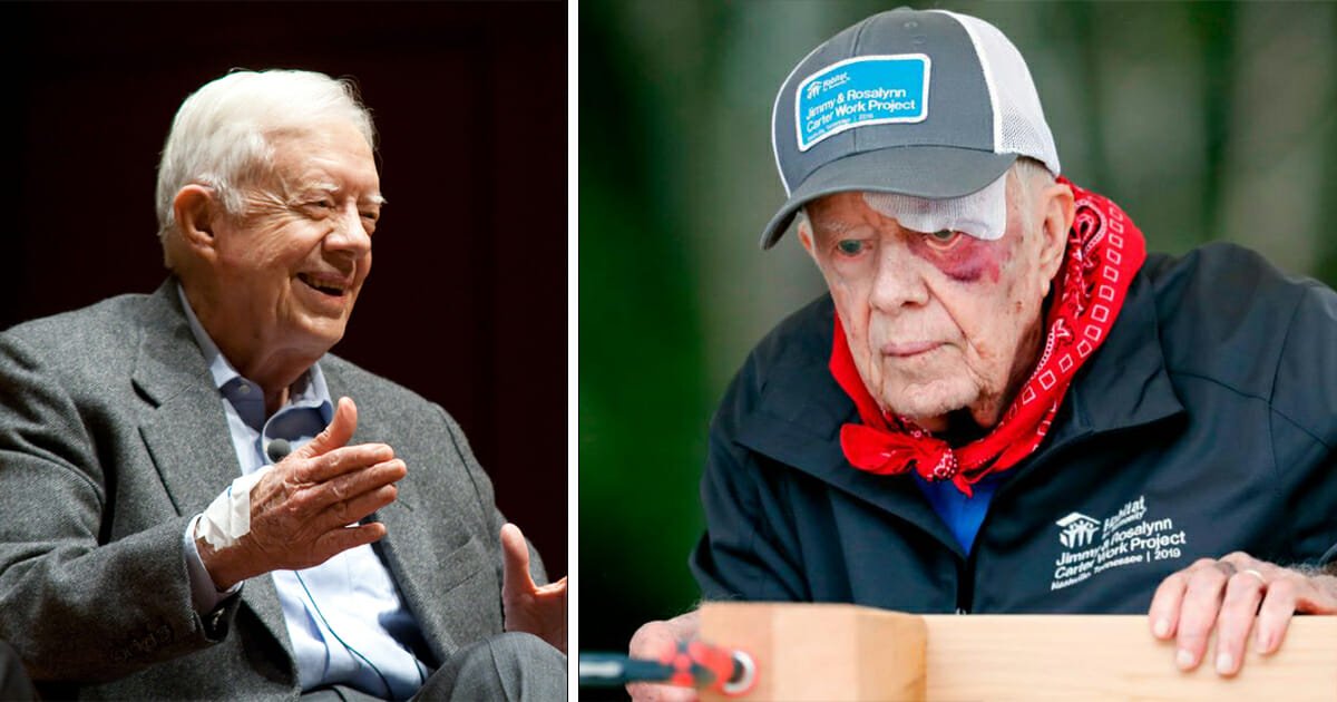 Jimmy Carter hospitalized after another fall at home