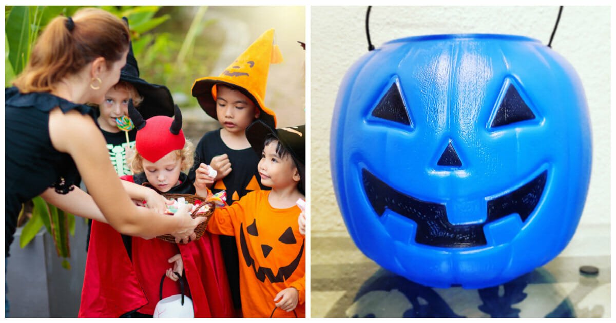 Mom's 'Blue Pumpkin' idea to help autistic trick-or-treaters goes viral this Halloween