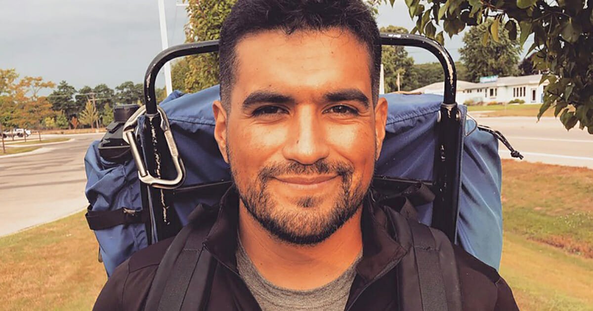 U.S. Marine walks over 800 miles in 42 days to raise veteran suicide awareness