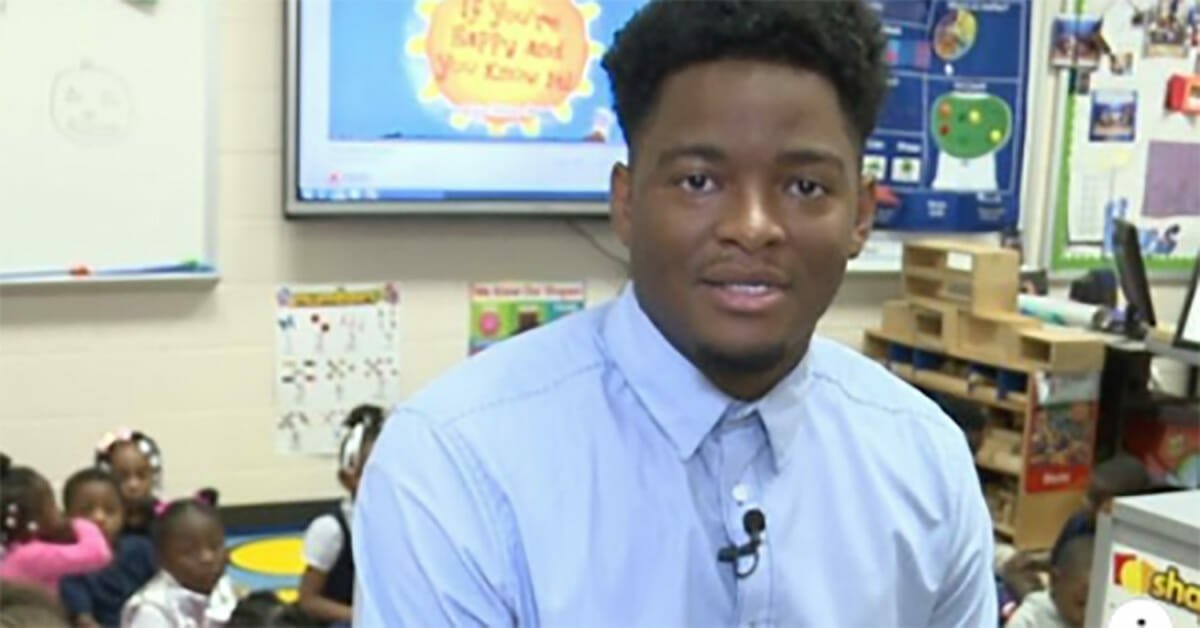 Young teacher becomes first black man to be Georgia's Pre-K teacher of the year – let's congratulate him!