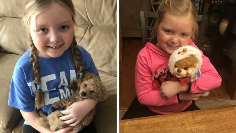 8-year-old girl who loved dogs and went viral dies after battle with rare brain tumor