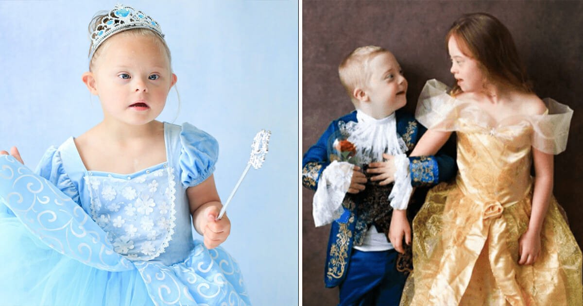 Children with Down syndrome post as Disney characters to celebrate all forms of beauty