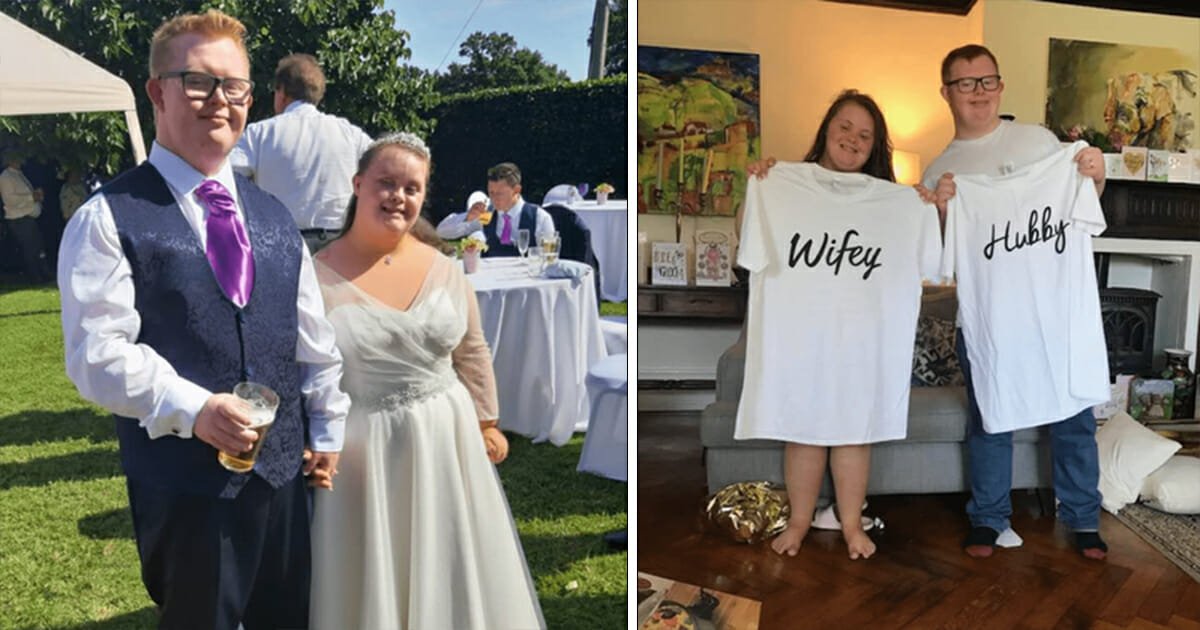 Couple with Down's syndrome overcome odds and tie the knot in beautiful ceremony – let's hear it for them