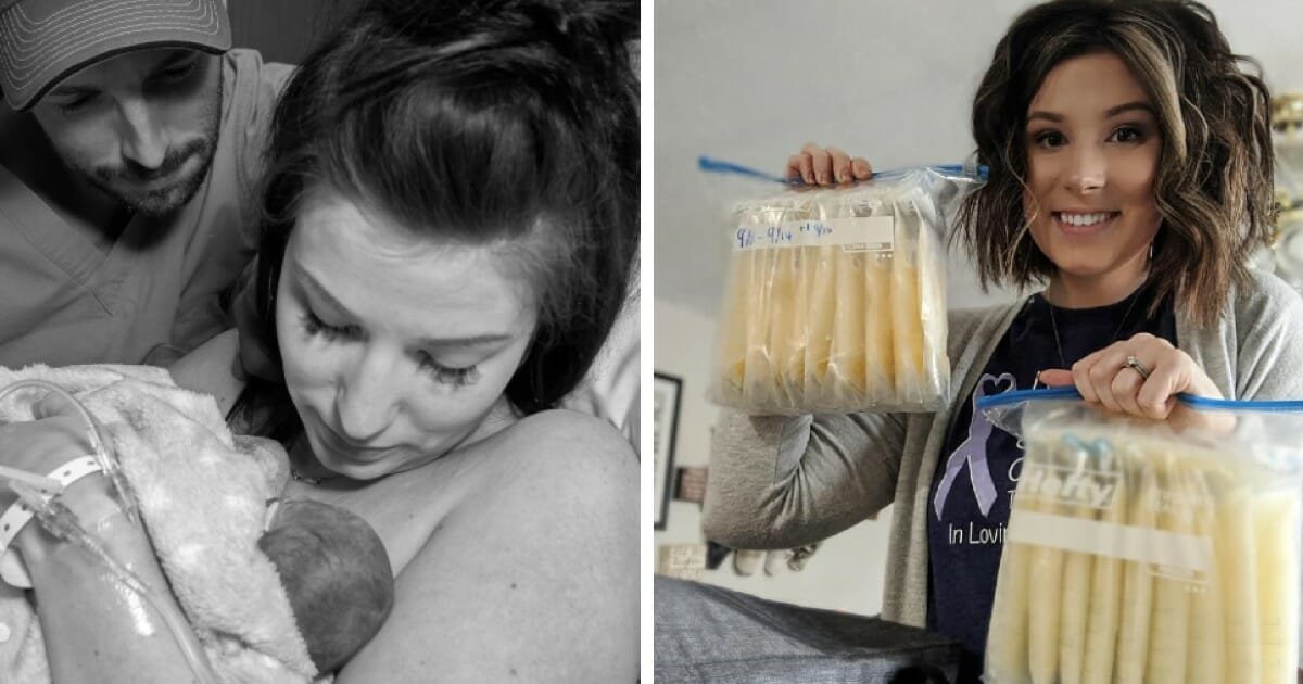 Grieving mother donates 500 ounces of breast milk after newborn's death