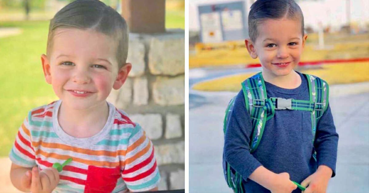 Mom who got friend request from son's teacher "couldn't stop crying" after seeing picture with sign