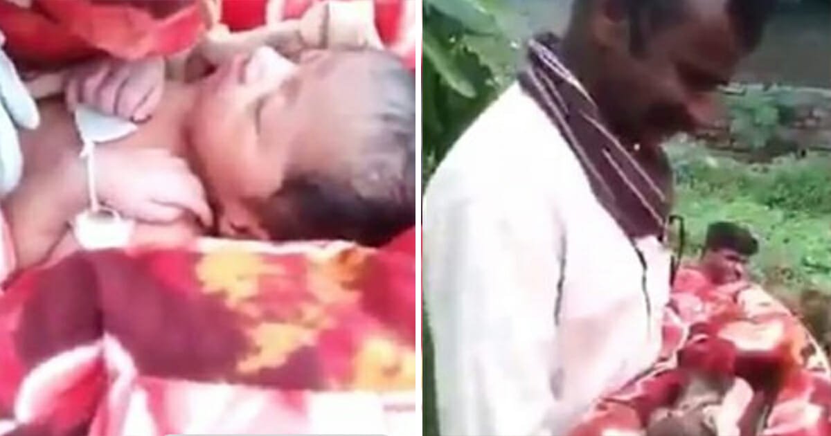 Police officers rescue baby girl after catching family burying her alive – she needs our prayers