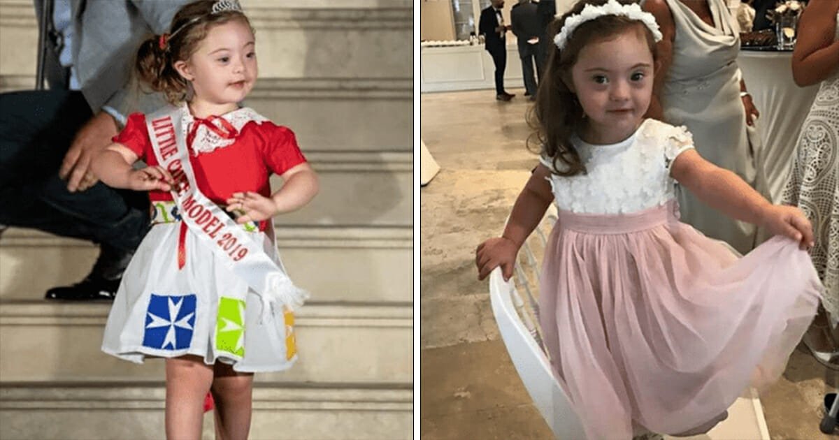 4-year-old with Down syndrome melts hearts as she walks the ramp at fashion show