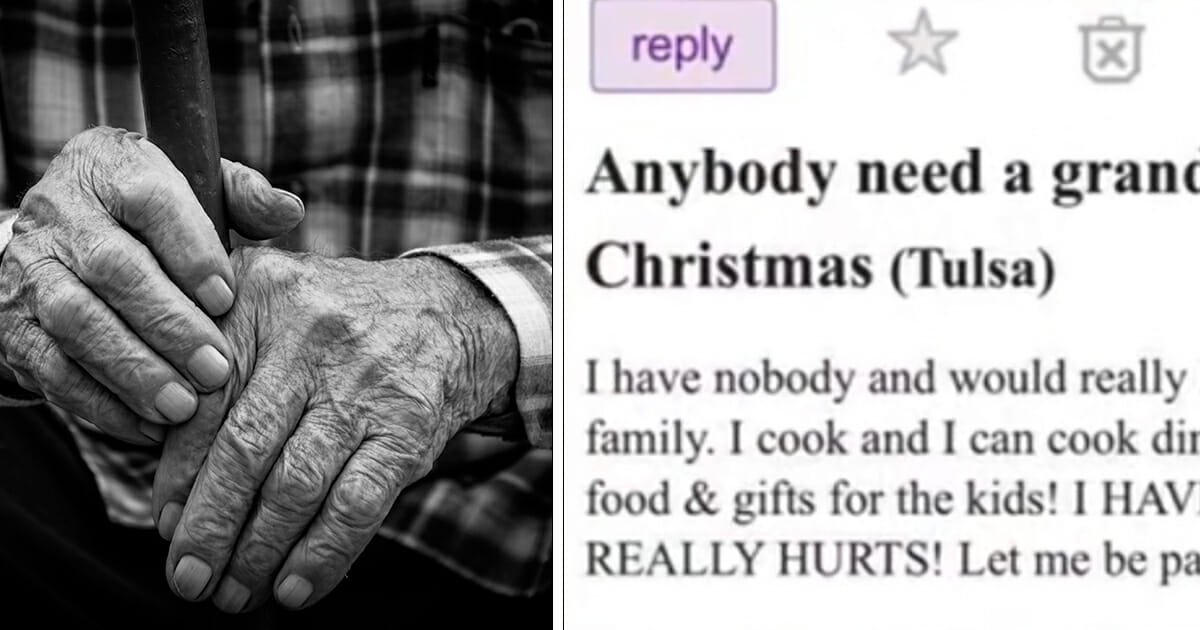Lonely grandma posts ad asking to be guest at anyone‘s family Christmas