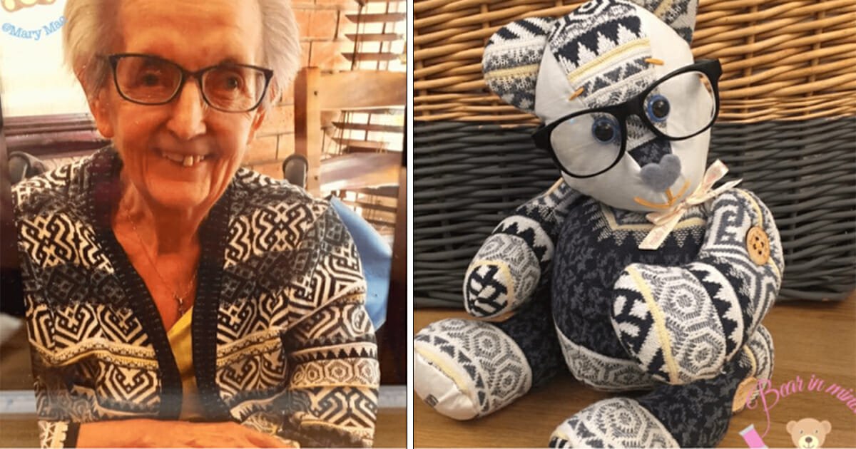 Woman turns clothes of lost loved ones into memory bears for grieving families to cherish