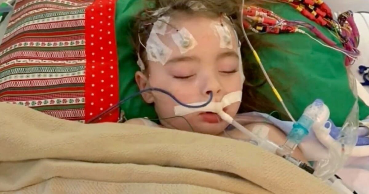 4-year-old suffers brain damage after contracting the flu