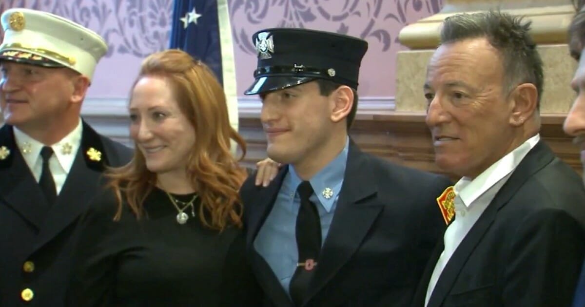 Bruce Springsteen's youngest son, Sam, sworn in as Jersey City firefighter–congratulations!