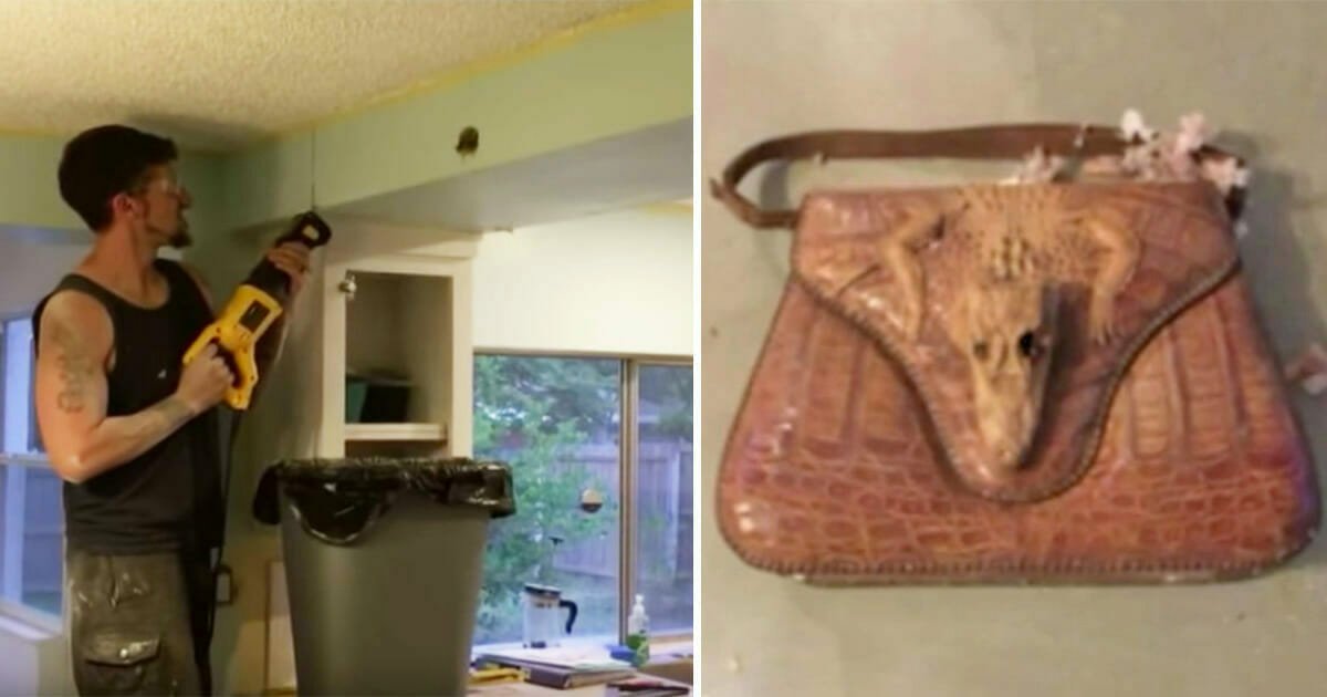 Renovating husband shocked to find 50-year-old wedding album hidden in ceiling