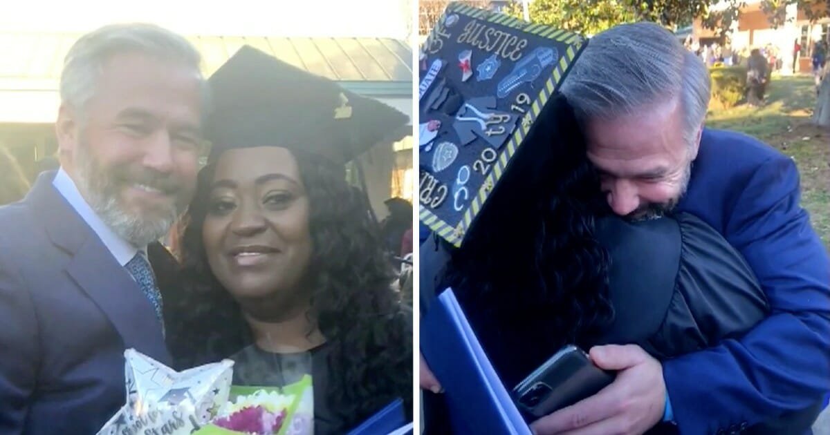 Single mom graduates from college after stranger pays off her $700 school balance