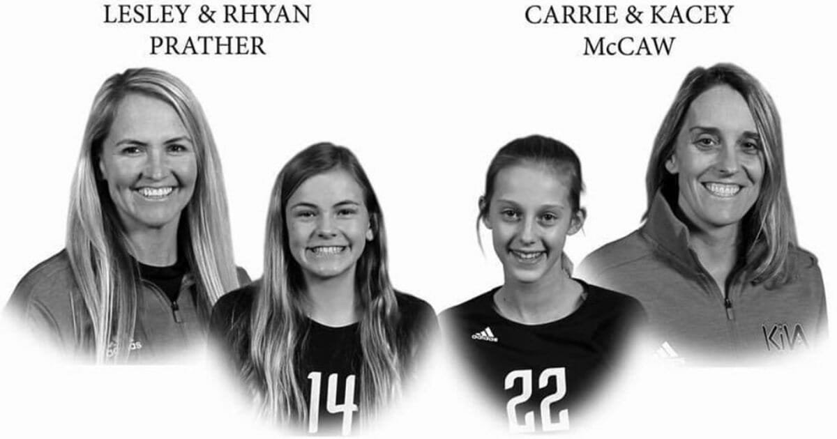 Former college volleyball stars and their daughters, aged 12, killed in car crash – rest in peace