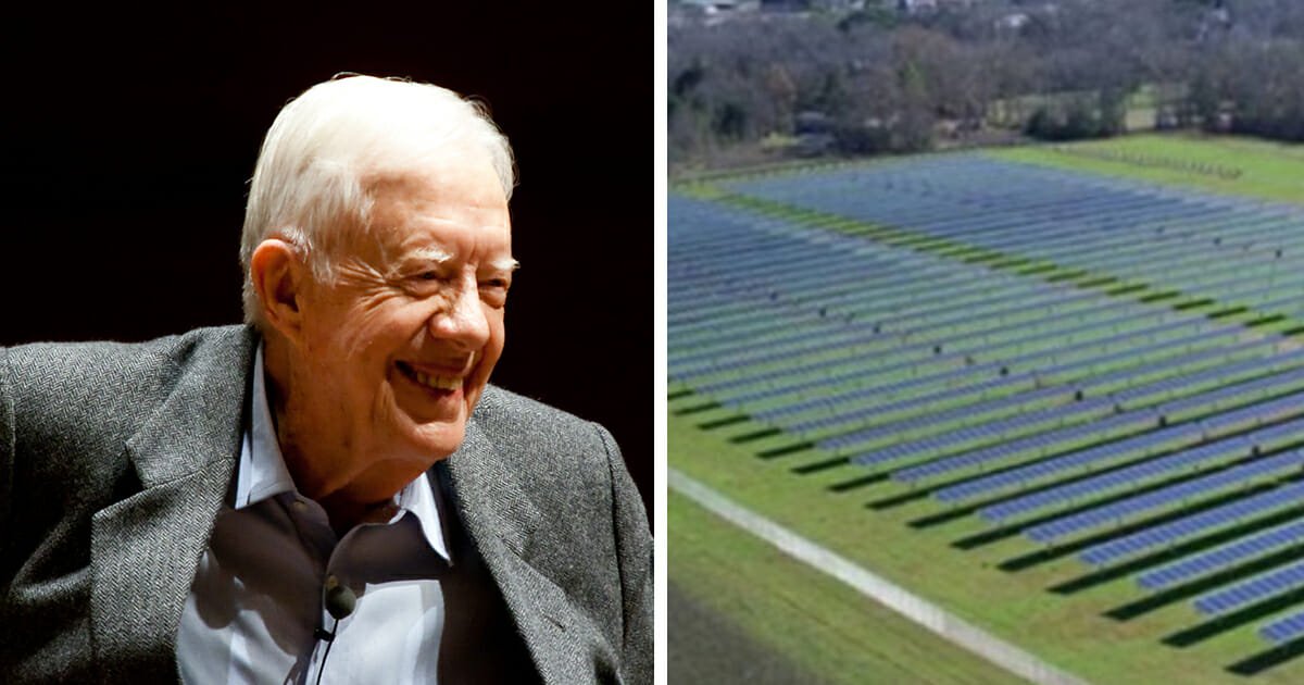 Jimmy Carter built a solar farm for his hometown and now its powering half of an entire city