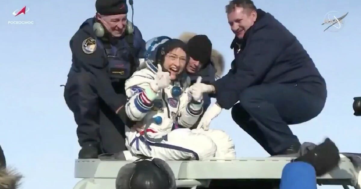 NASA astronaut Christina Koch returns to Earth after a record-breaking 328 days in space