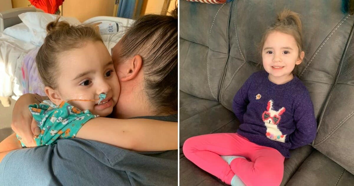 4-year-old's vision 'fully returned' after she lost her eyesight from the flu