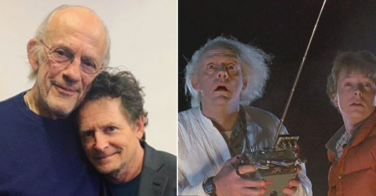 Michael J. Fox and Christopher Lloyd from ‘Back to the Future’ reunite 35 years later for special fundraising event