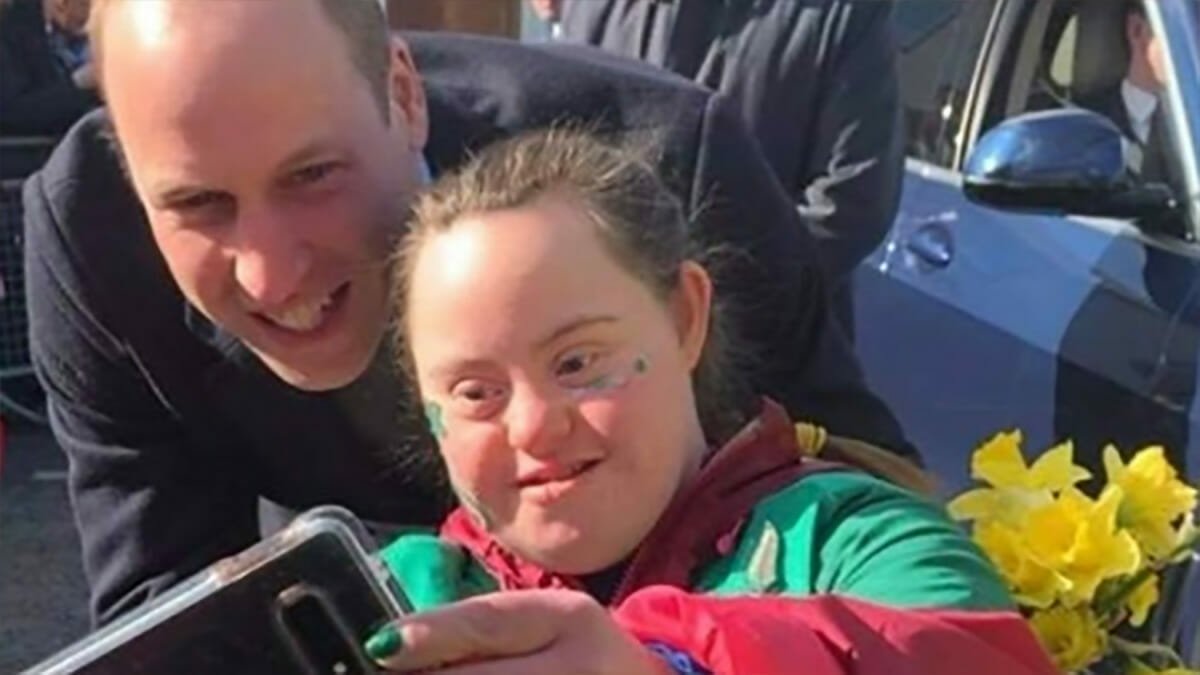 Prince William breaks royal rule to take a selfie with a young fan
